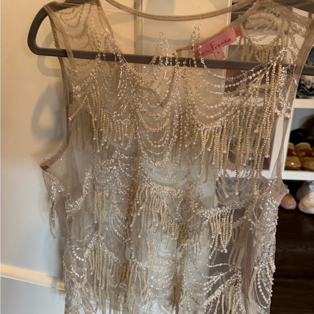 Eva Franco Beaded Top
